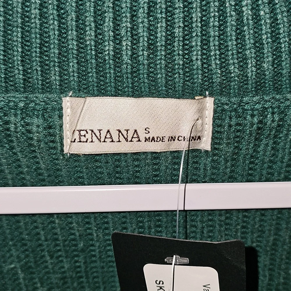 ZENANA Oversized Sweater Cardigan. Nwts Womens Sz Small. Hunter Green